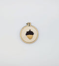 Acorn Mini Embroidery Hoop
