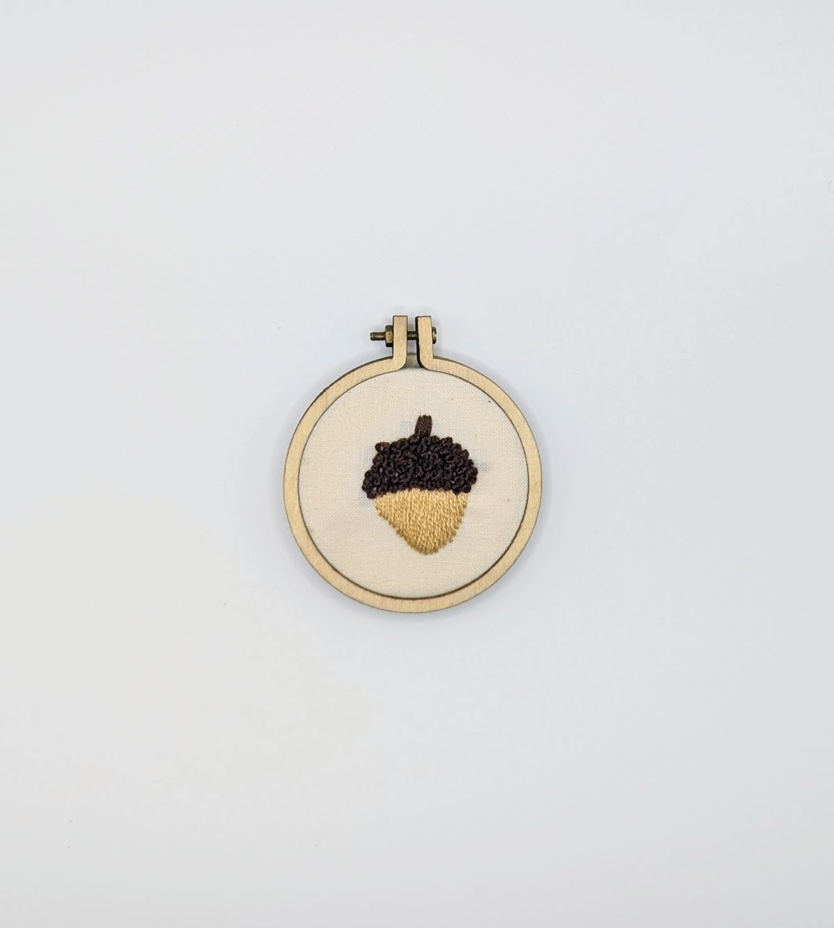 Acorn Mini Embroidery Hoop