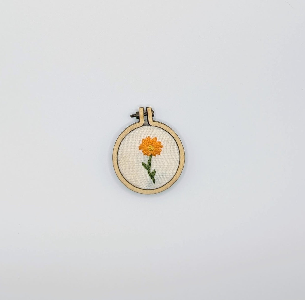 Marigold Mini Embroidery Hoop