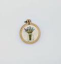 Wild Flower Posy Mini Embroidery Hoop