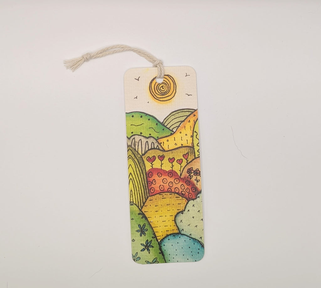 Wonky Hillside Bookmark
