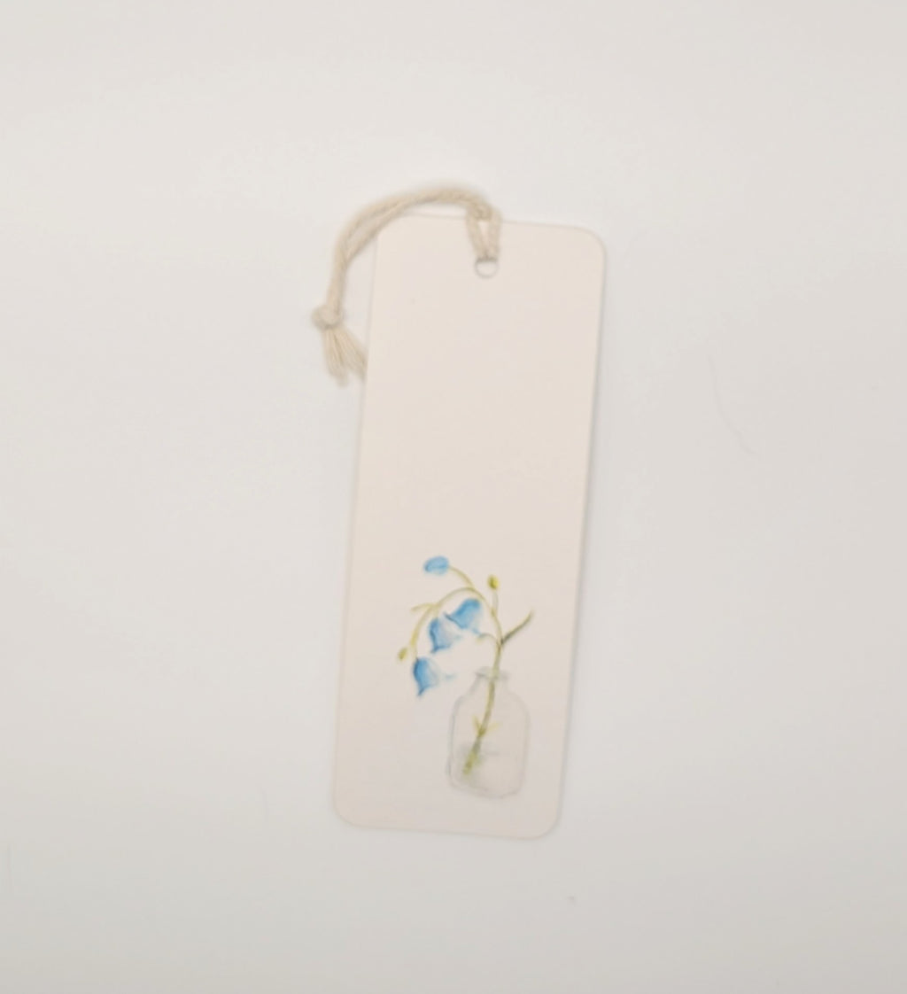 Bluebells in a Bottle Bookmark
