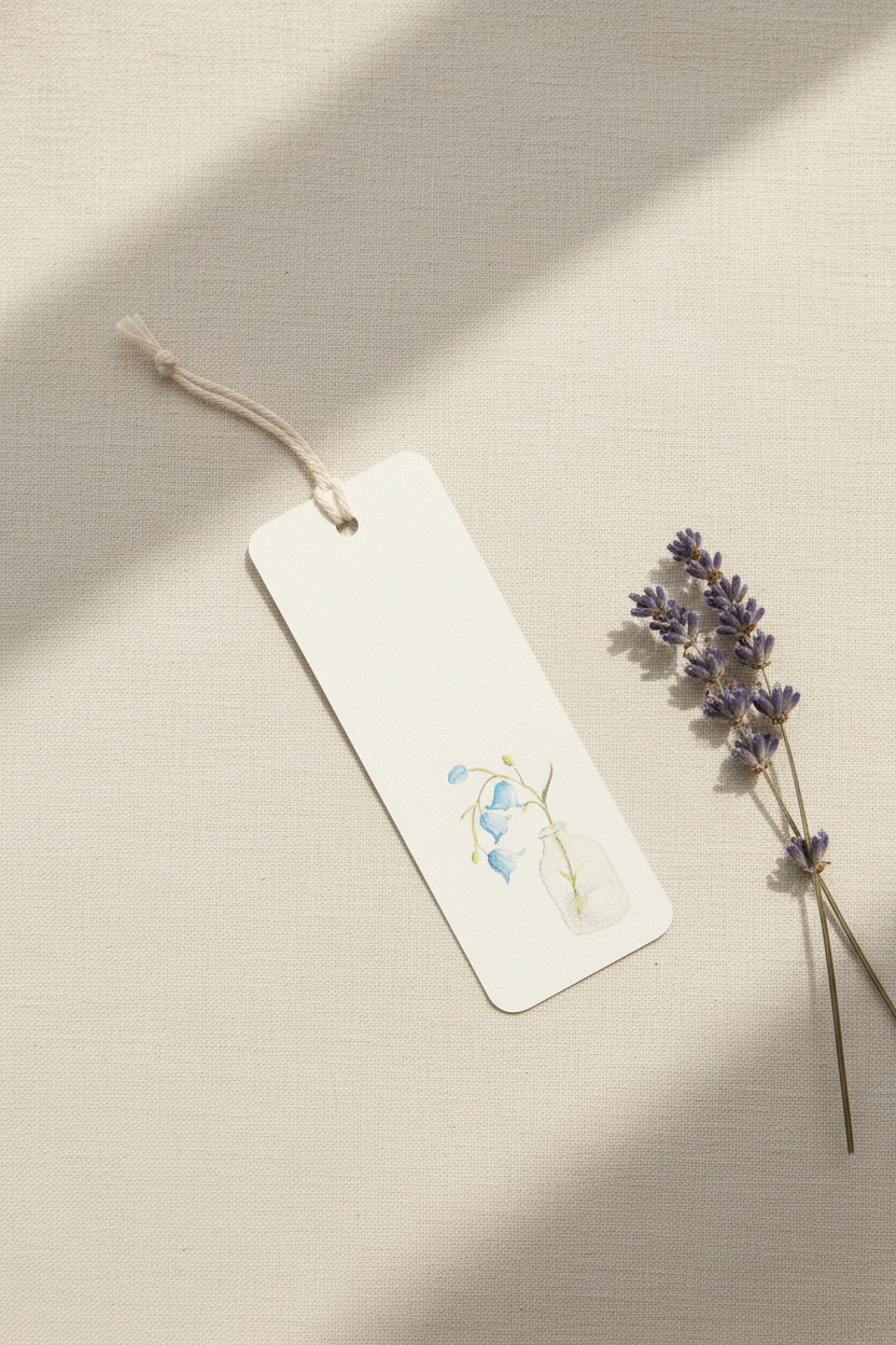 Bluebells in a Bottle Bookmark Lifestyle