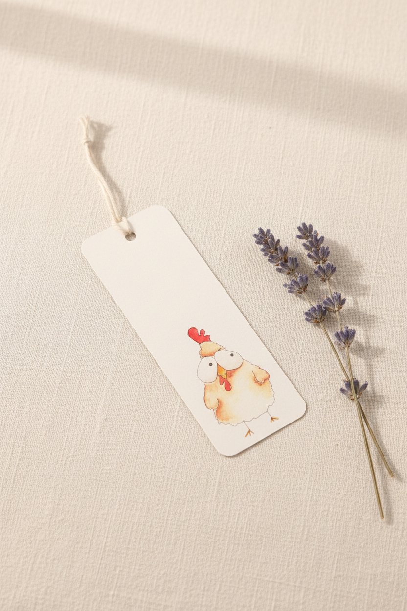 Dizzy Chicken Bookmark Lifestyle Take 3