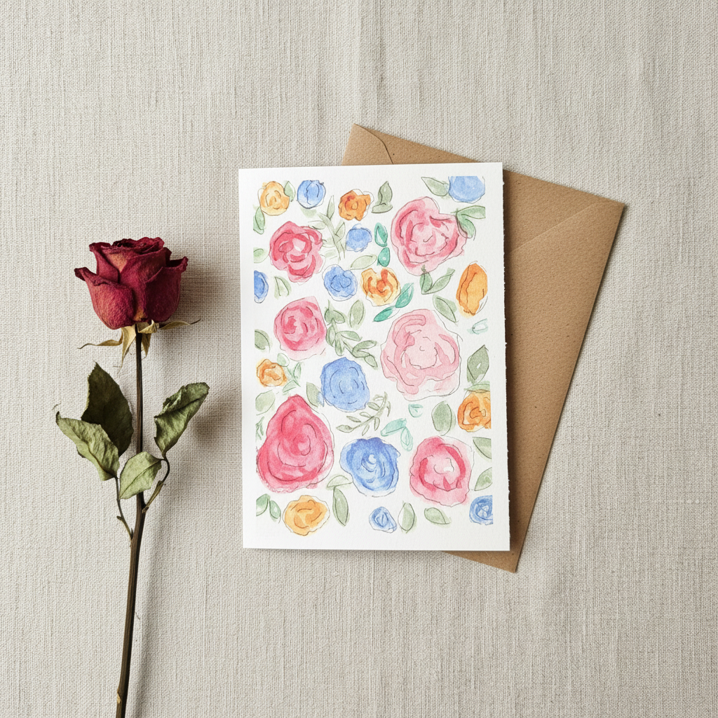 Rose Garden Greeting Card