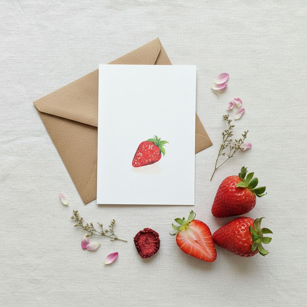 Strawberry Greeting Card