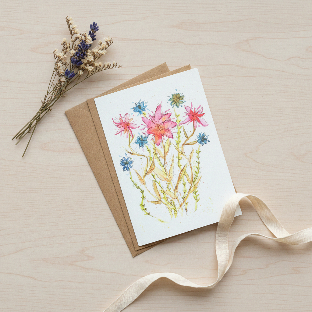 Wildflower Greeting Card